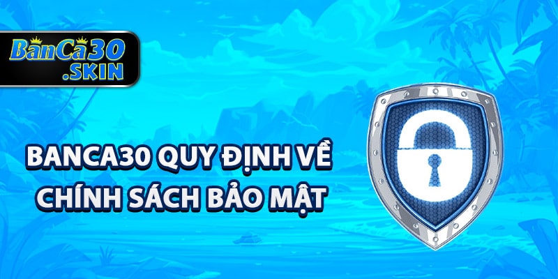 Chính Sách Bảo Mật Banca30 Luôn Cam Kết An Toàn Cao 2 Banca30 quy định về chính sách bảo mật